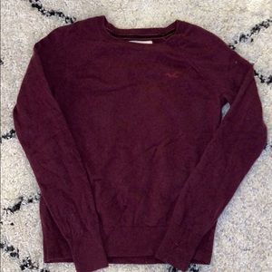 Maroon Hollister Sweater